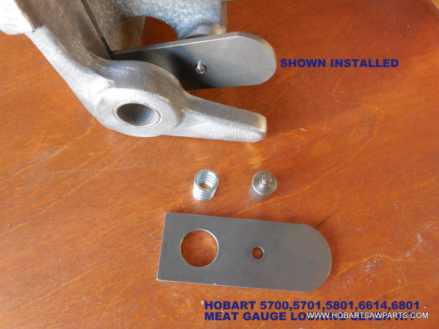 Gauge Plate Locking Lever Kit for Hobart 5700, 5701, 5801, 6614 & 6801 Meat Saws